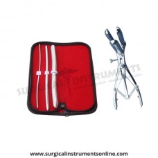Hegar uterine dilator 3 pieces set,3-4, 7-8, 15-16, mathieu speculum